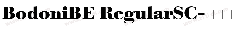 BodoniBE RegularSC字体转换